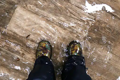 Remove standing water