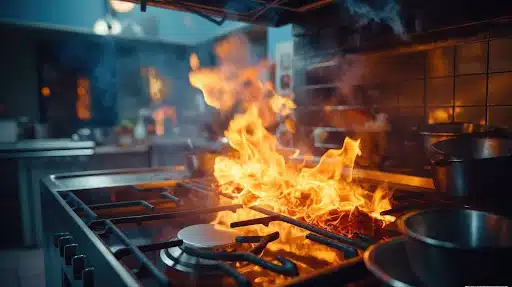 Turn off the oven and stove