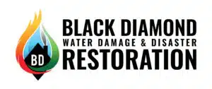 Black Diamond water damage and disaster restoration logo